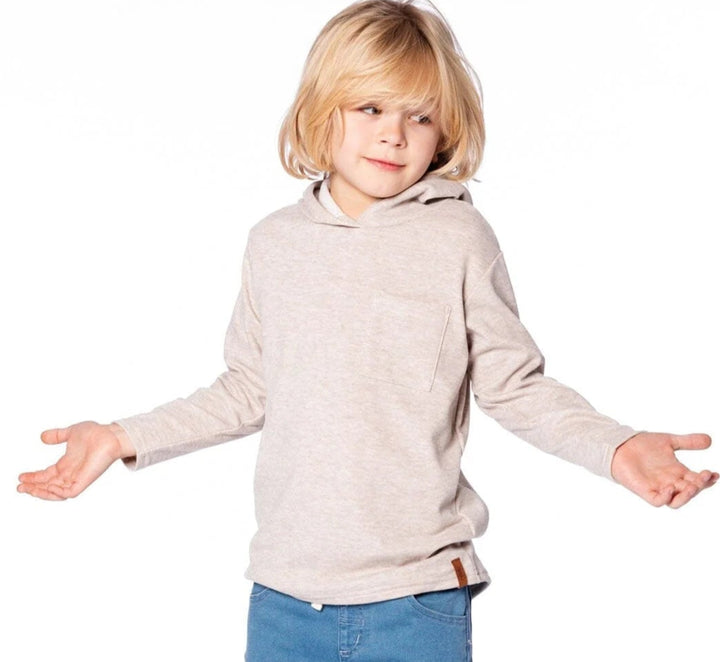 Deux Par Deux - Brushed Jersey Hoodie #H20U11