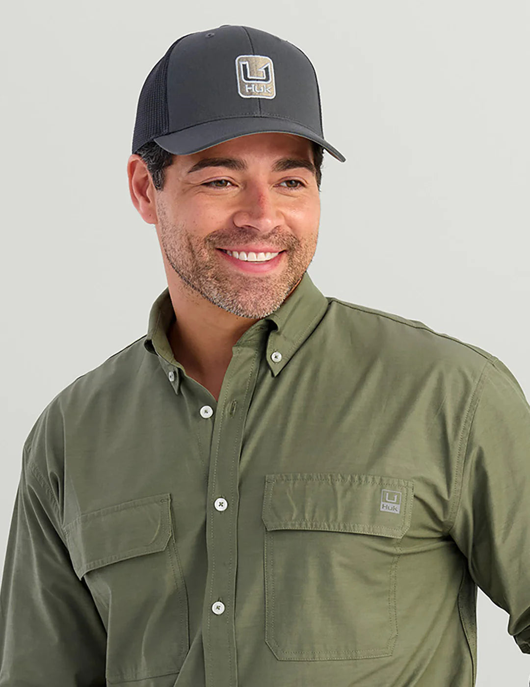 HUK - MEN'S HUK STACKED U TRUCKER