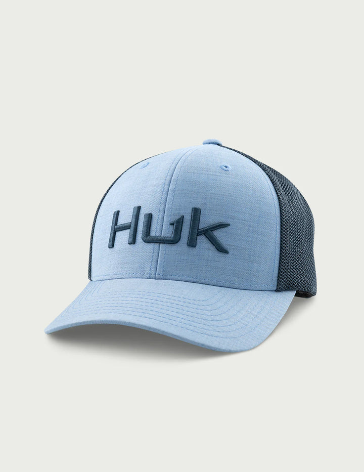 HUK - MEN'S HUK EMBROIDERED HEATHER 110 TRUCKER