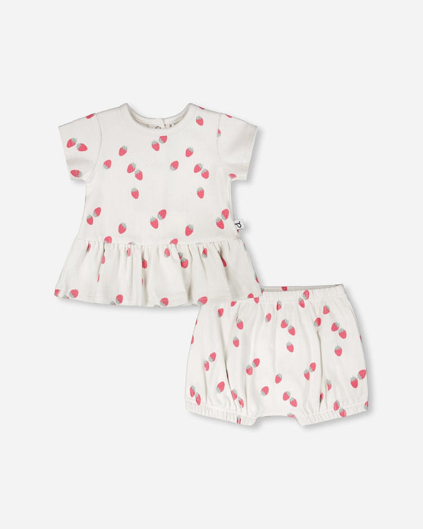DEUX PAR DEUX - KID'S TOP AND SHORT SET