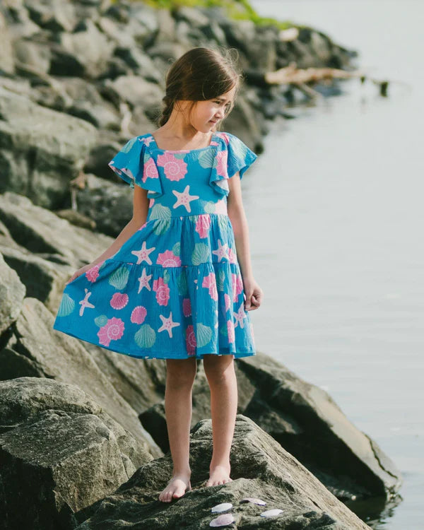 DEUX PAR DEUX - KIDS CRINKLE JERSEY DRESS