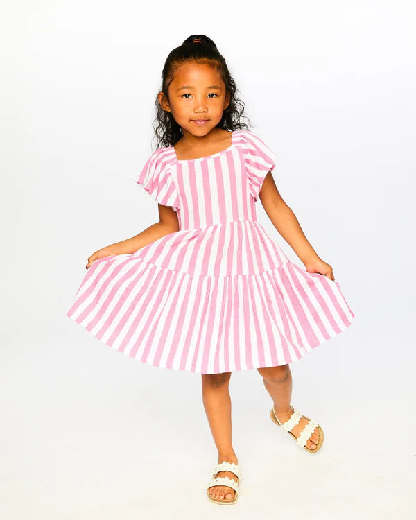 DEUX PAR DEUX - KIDS CRINKLE JERSEY DRESS