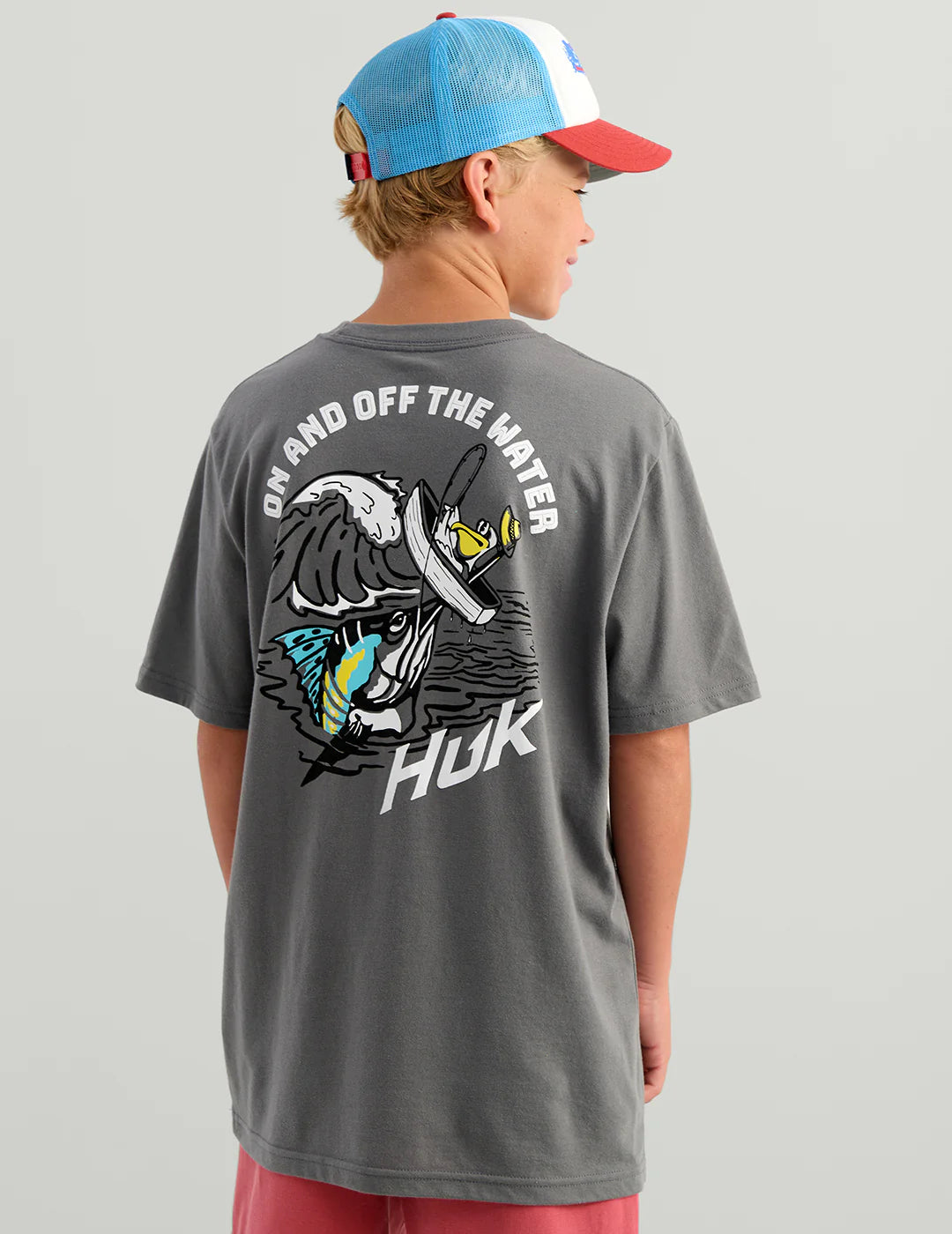 HUK - KIDS FISH ADVENTURE TEE