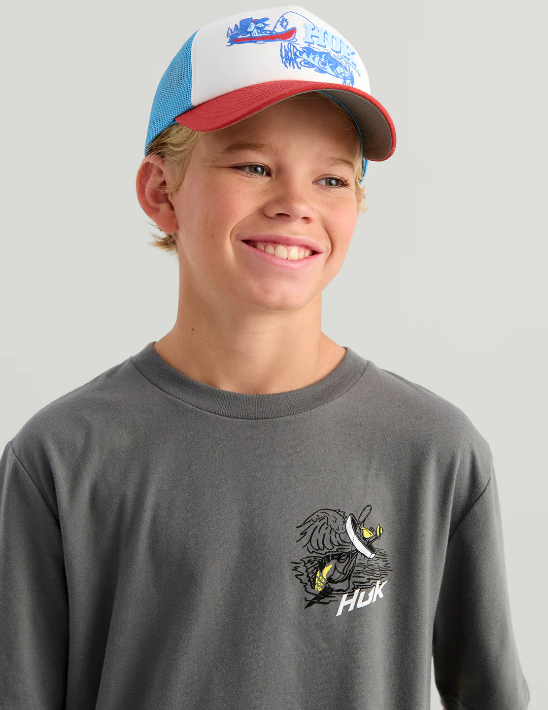 HUK - KIDS FISH ADVENTURE TEE