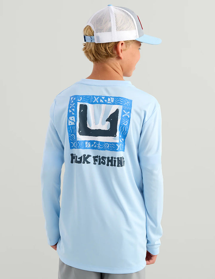 HUK - KIDS PURSUIT HUK SUN LS CREW