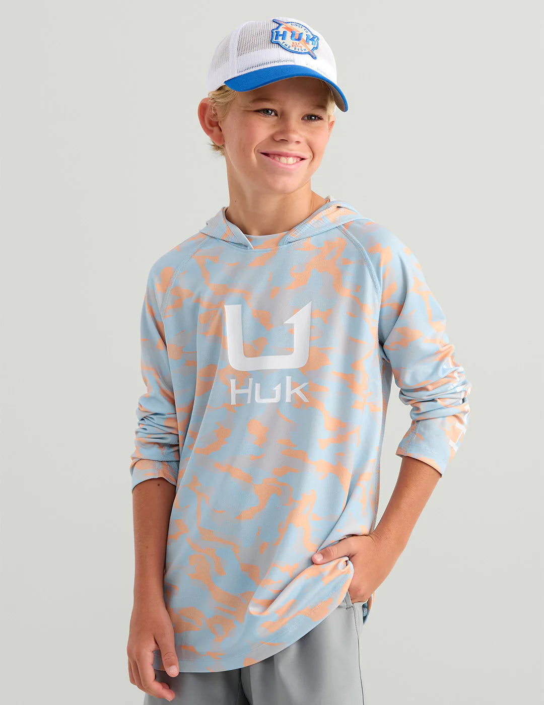 HUK - KIDS ICON PRINTED HOODIE