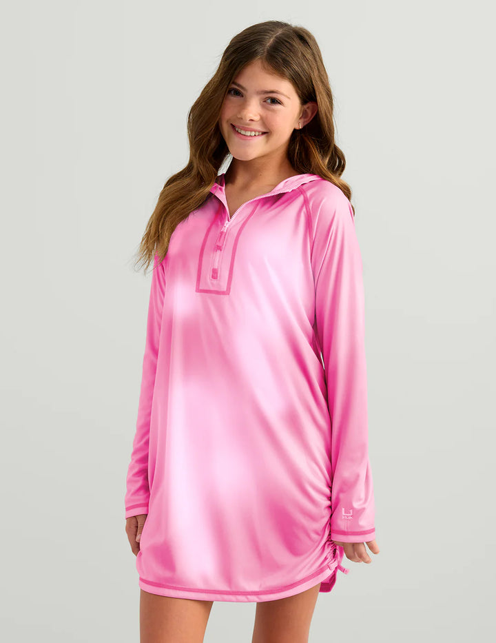 HUK - KIDS PURSUIT COVERUP DRESS PRINT