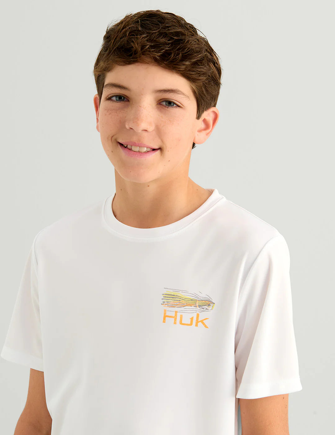 HUK - KIDS PURSUIT FAST BADGE SS CREW