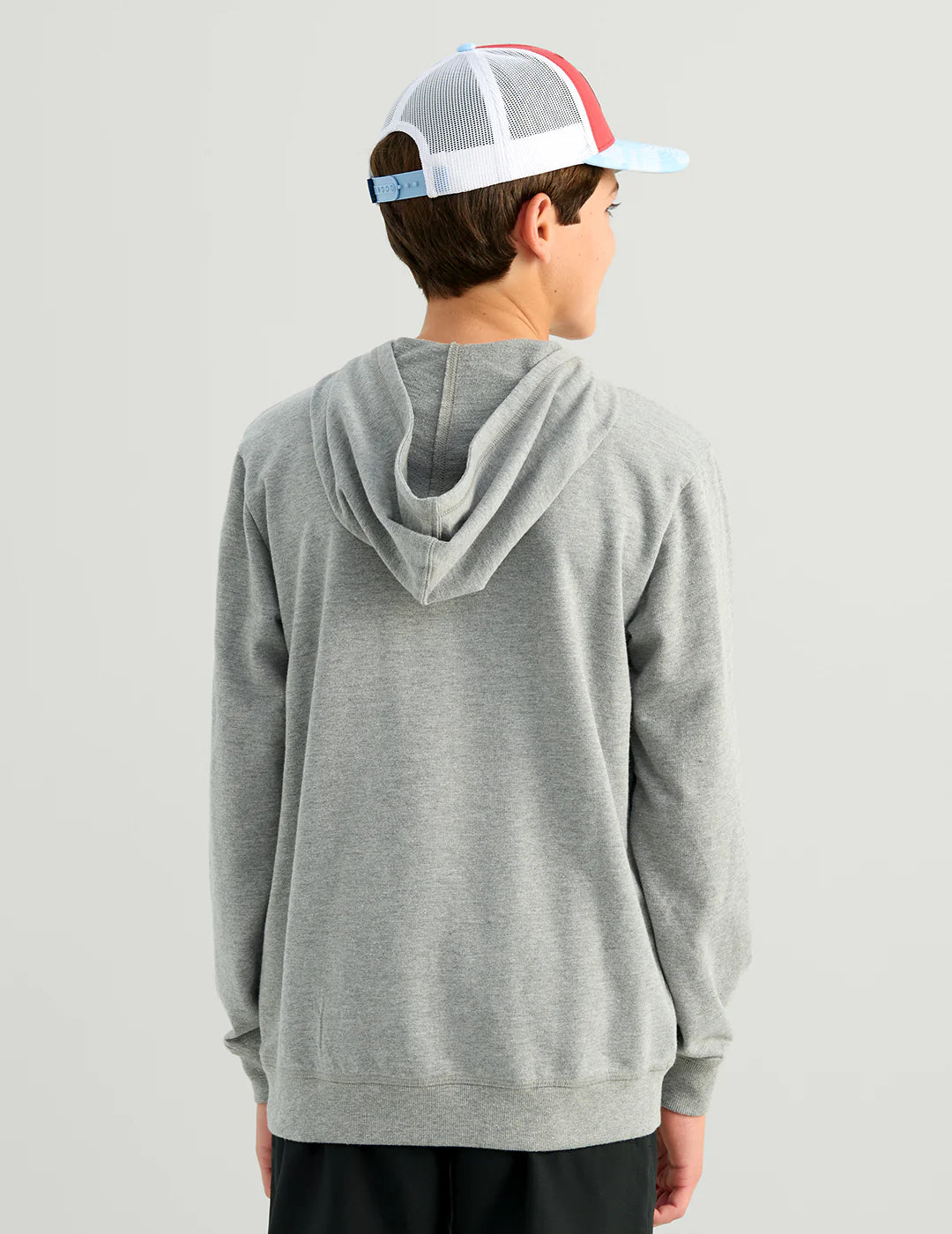 HUK - KIDS EDISTO SCRIPT TERRY HOODIE