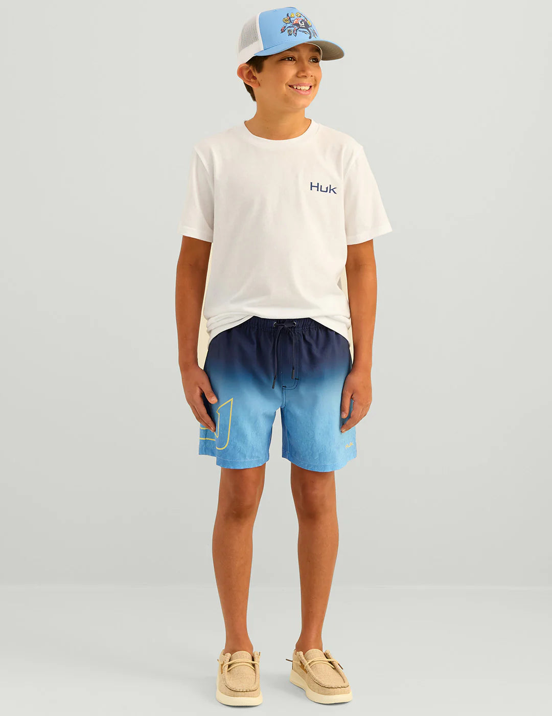 HUK- KID'S PURSUIT VOLLEY SWIM SHORTS