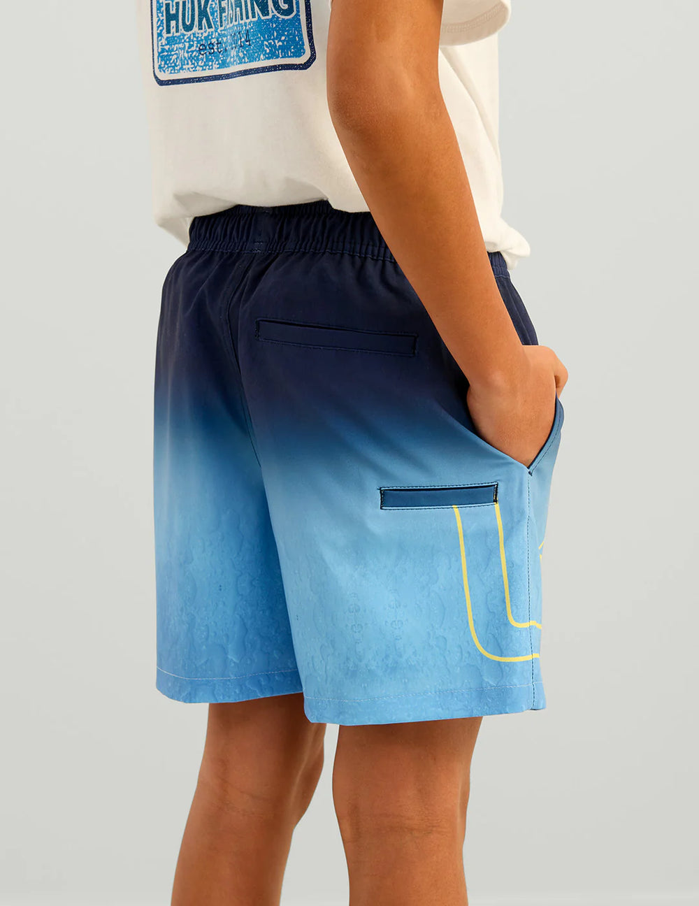HUK- KID'S PURSUIT VOLLEY SWIM SHORTS