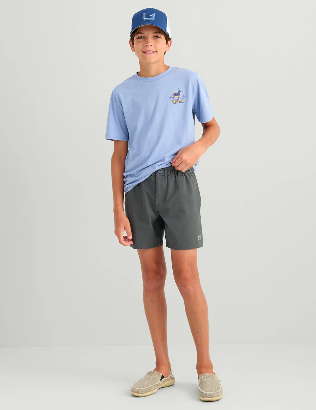 HUK - KIDS SHORESIDE SHORT SOLID