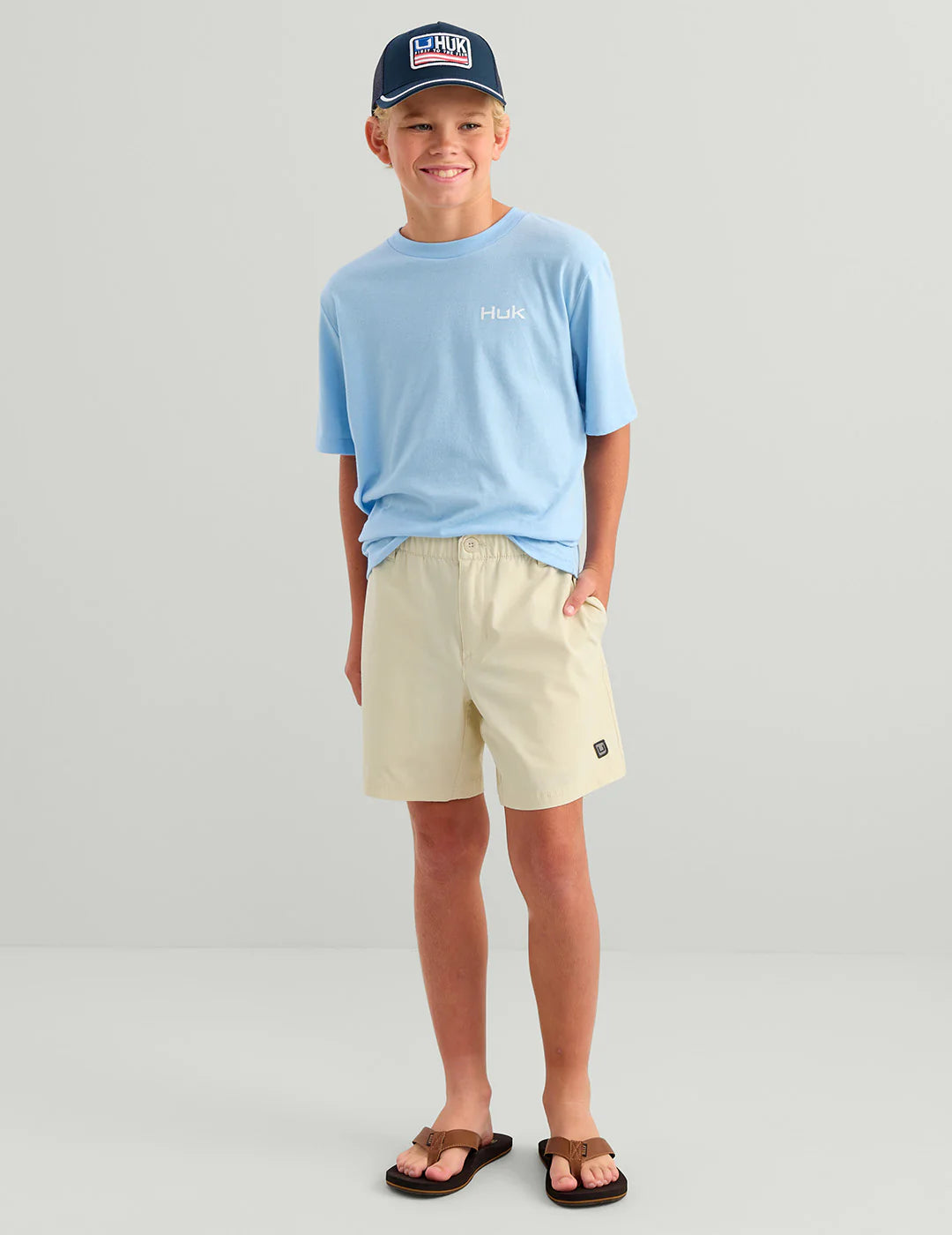 HUK - KIDS SHORESIDE SHORT SOLID