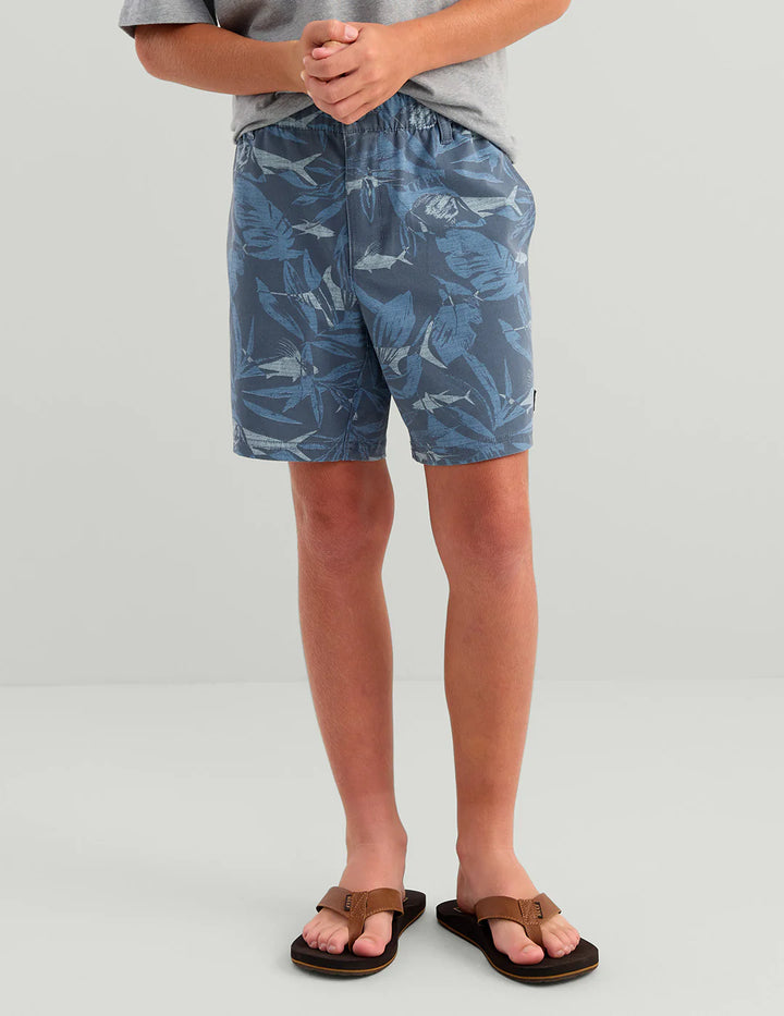 HUK - KIDS SHORESIDE PRINTED SHORT