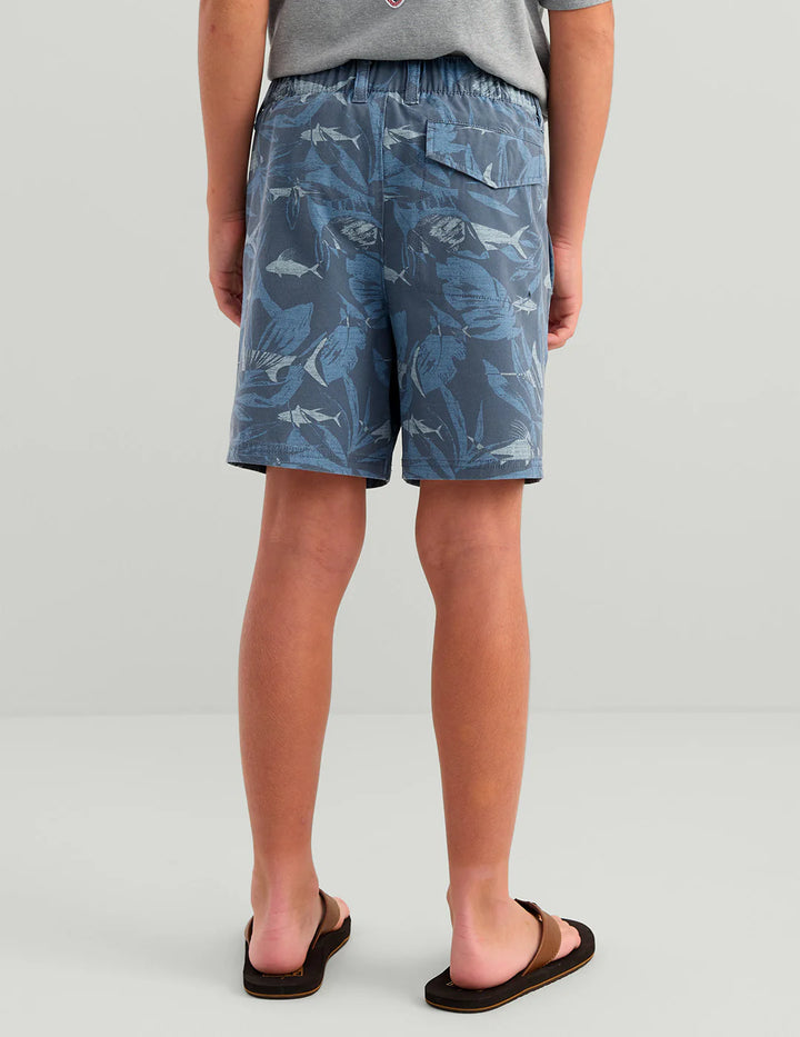HUK - KIDS SHORESIDE PRINTED SHORT
