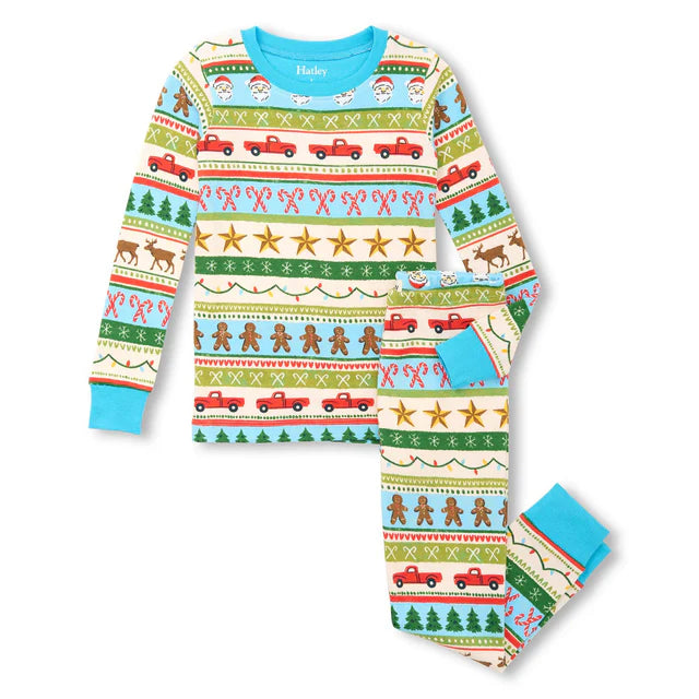 HATLEY - KIDS FAIR ISLE PJ SET