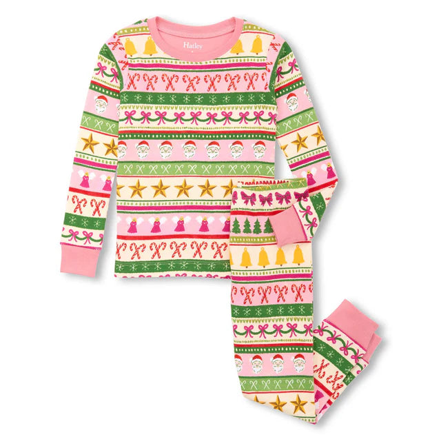 KIDS FAIR ISLE PJ SET