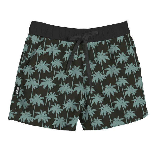 HEADSTER KIDS - MIDNIGHT PALMS BOARDSHORT