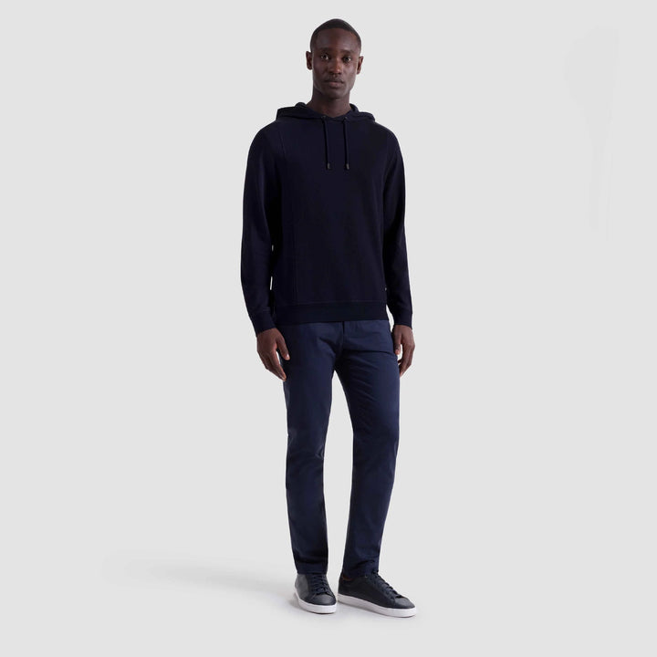 BUGATCHI- MEN'S PICQUE HOODIE PULLOVER