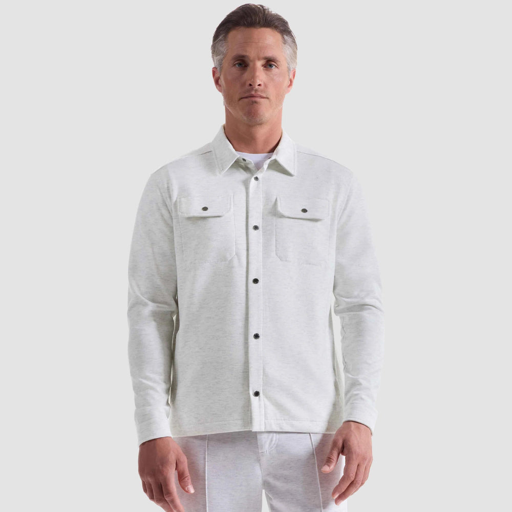 BUGATCHI -  MENS Soft Touch™ Performance Melange Knit Shirt