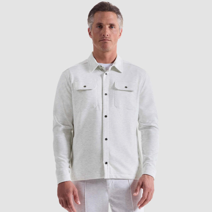 BUGATCHI -  MENS Soft Touch™ Performance Melange Knit Shirt