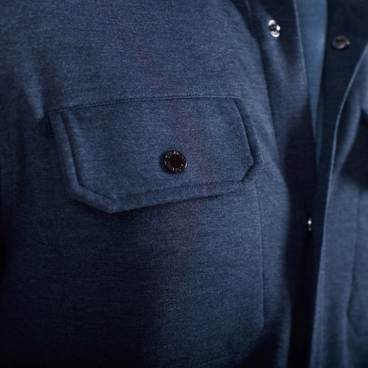 BUGATCHI -  MENS Soft Touch™ Performance Melange Knit Shirt