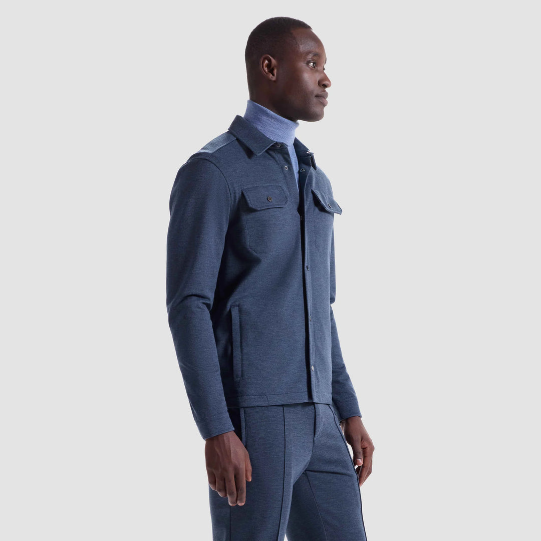 BUGATCHI -  MENS Soft Touch™ Performance Melange Knit Shirt