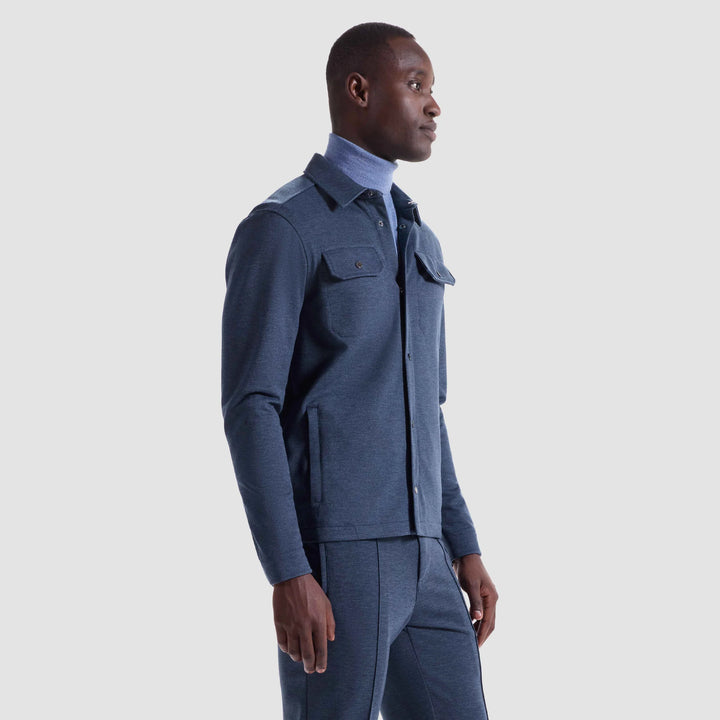 BUGATCHI -  MENS Soft Touch™ Performance Melange Knit Shirt