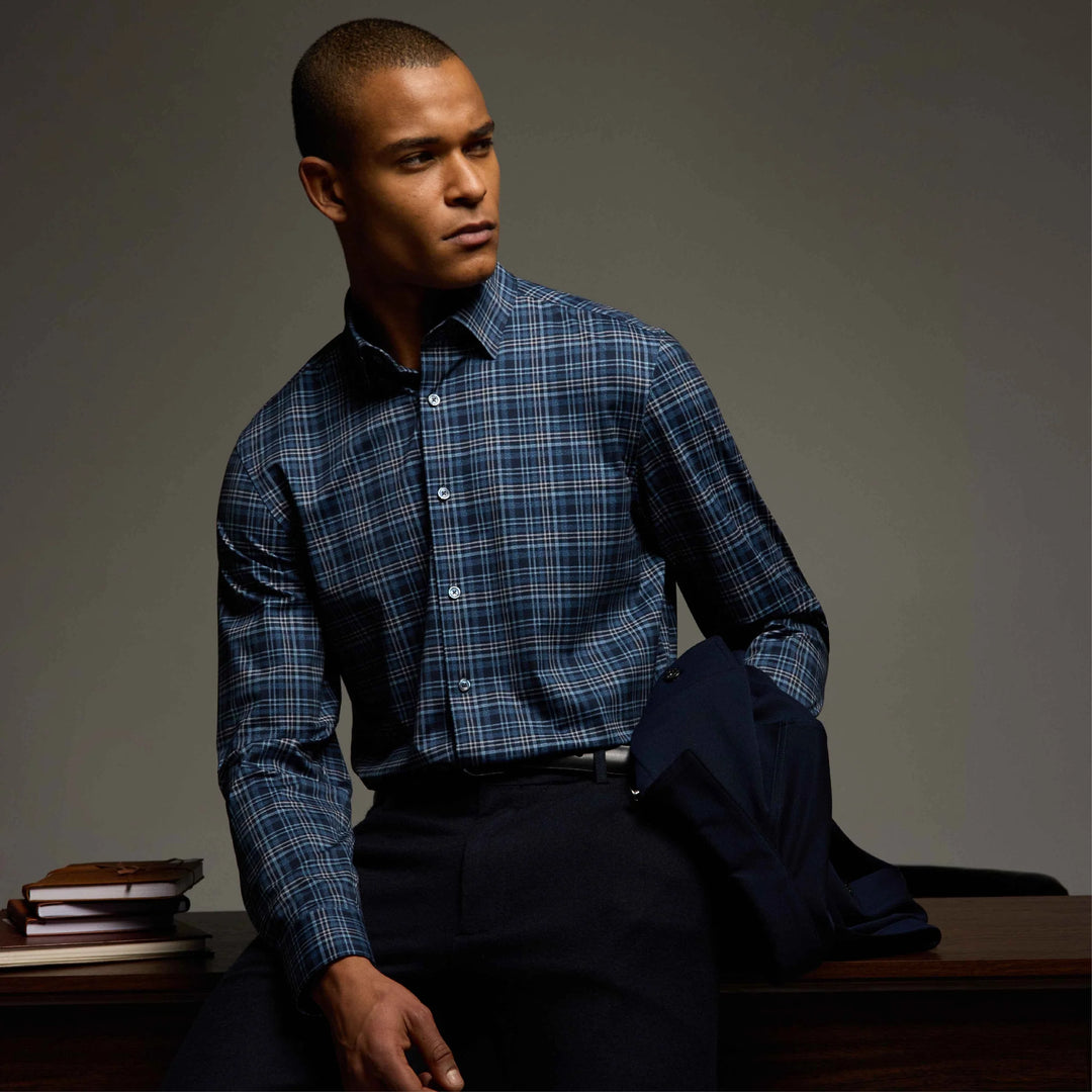 BUGATCHI- MEN'S JULES PLAID SHIRT