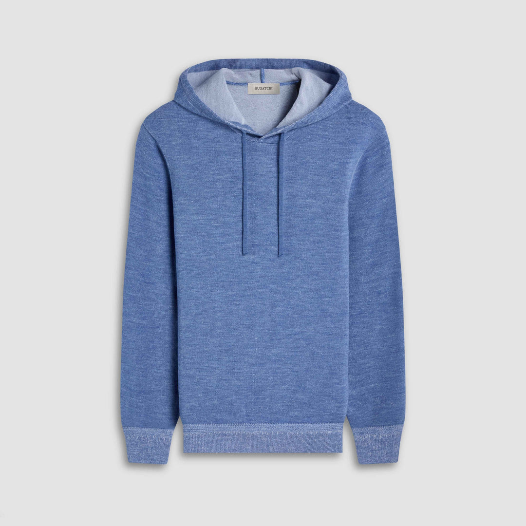 BUGATCHI- MEN'S MELANGE HOODIE SWEATER