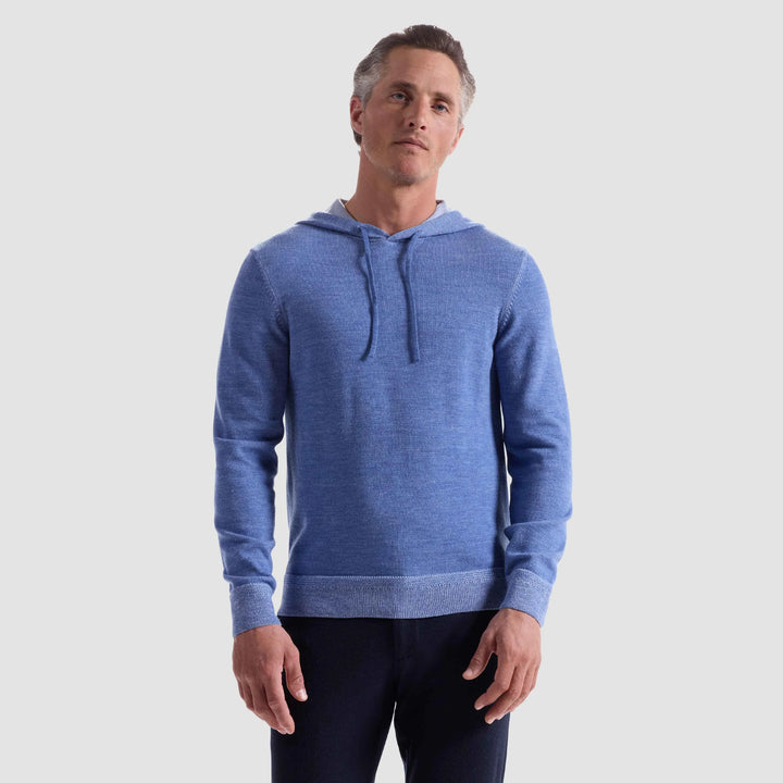 BUGATCHI- MEN'S MELANGE HOODIE SWEATER