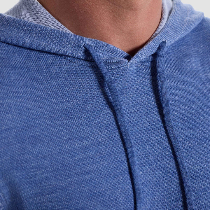 BUGATCHI- MEN'S MELANGE HOODIE SWEATER