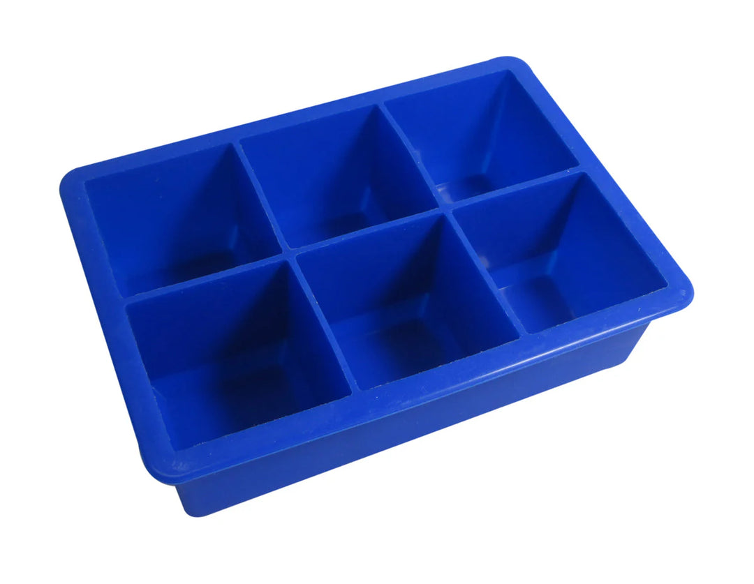 PS - ICE CUBE SILICONE MOLD JUMBO 6/CUBES