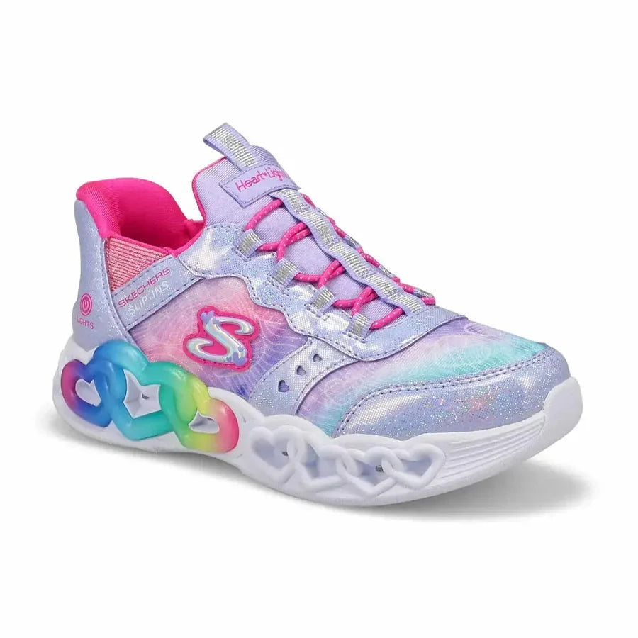 SKECHERS - KID'S INFINITE HEART LIGHTS SHOE