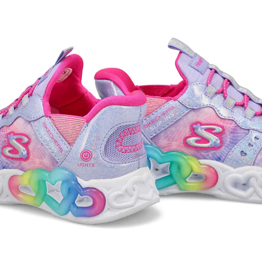 SKECHERS - KID'S INFINITE HEART LIGHTS SHOE