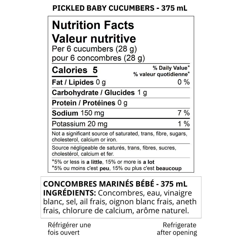 Stonewall Kitchen - Pickled Baby Cucumbers