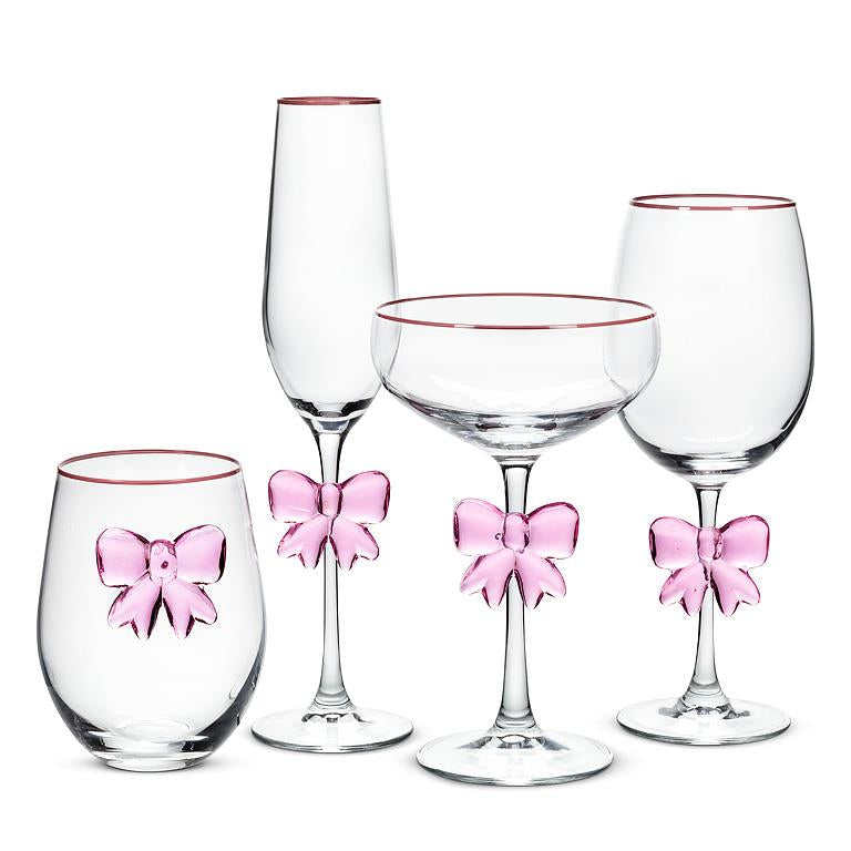 Abbott - Coupe w/Lg Pink Bow-7"H(10oz)