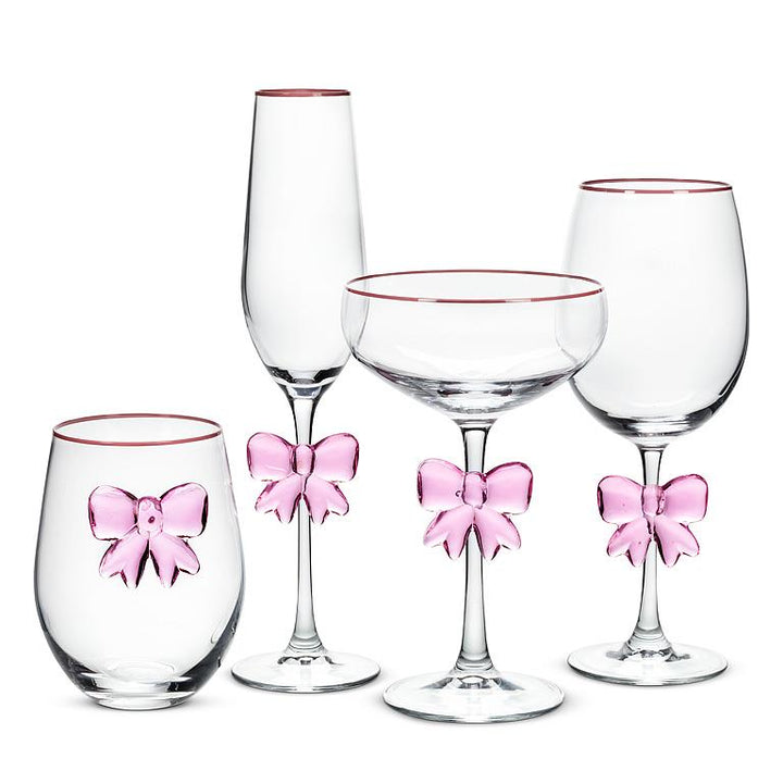 Abbott - Coupe w/Lg Pink Bow-7"H(10oz)