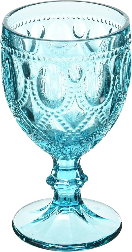 Abbott - Jewel & Bead Gob-Turq-6.5"H(12oz)
