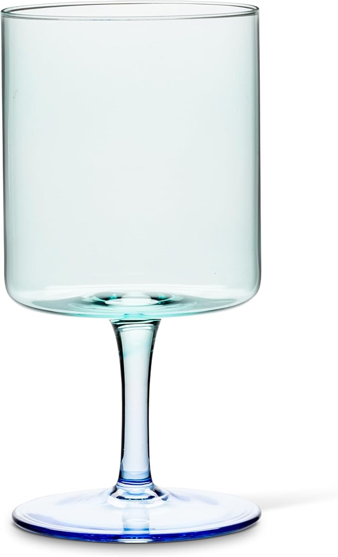 Abbott - Short Stem All Purpose Glass-Blu-6"H(12oz)