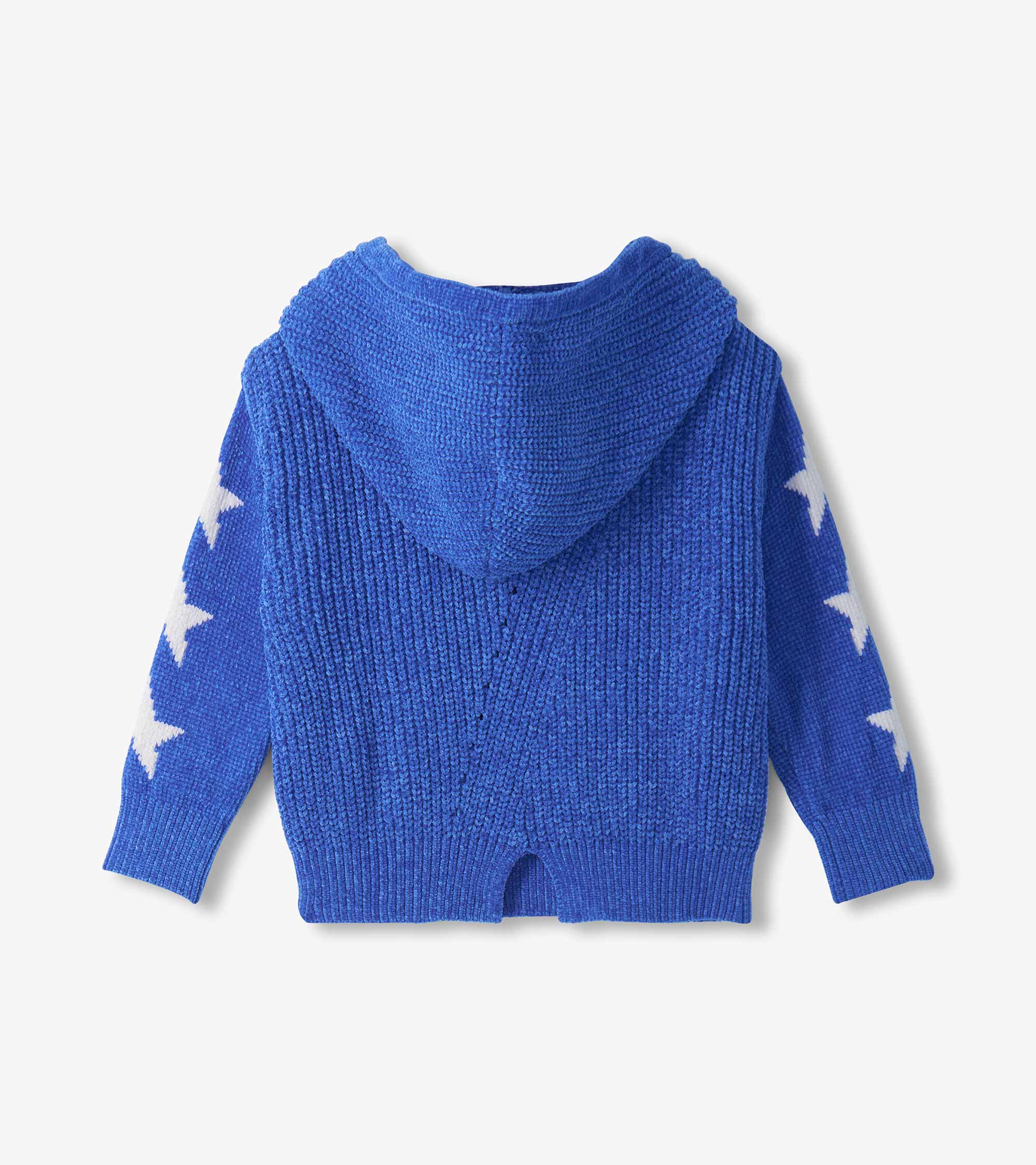 HATLEY - GIRLS DAZZLING BLUE CHENILLE PULLOVER SWEATER