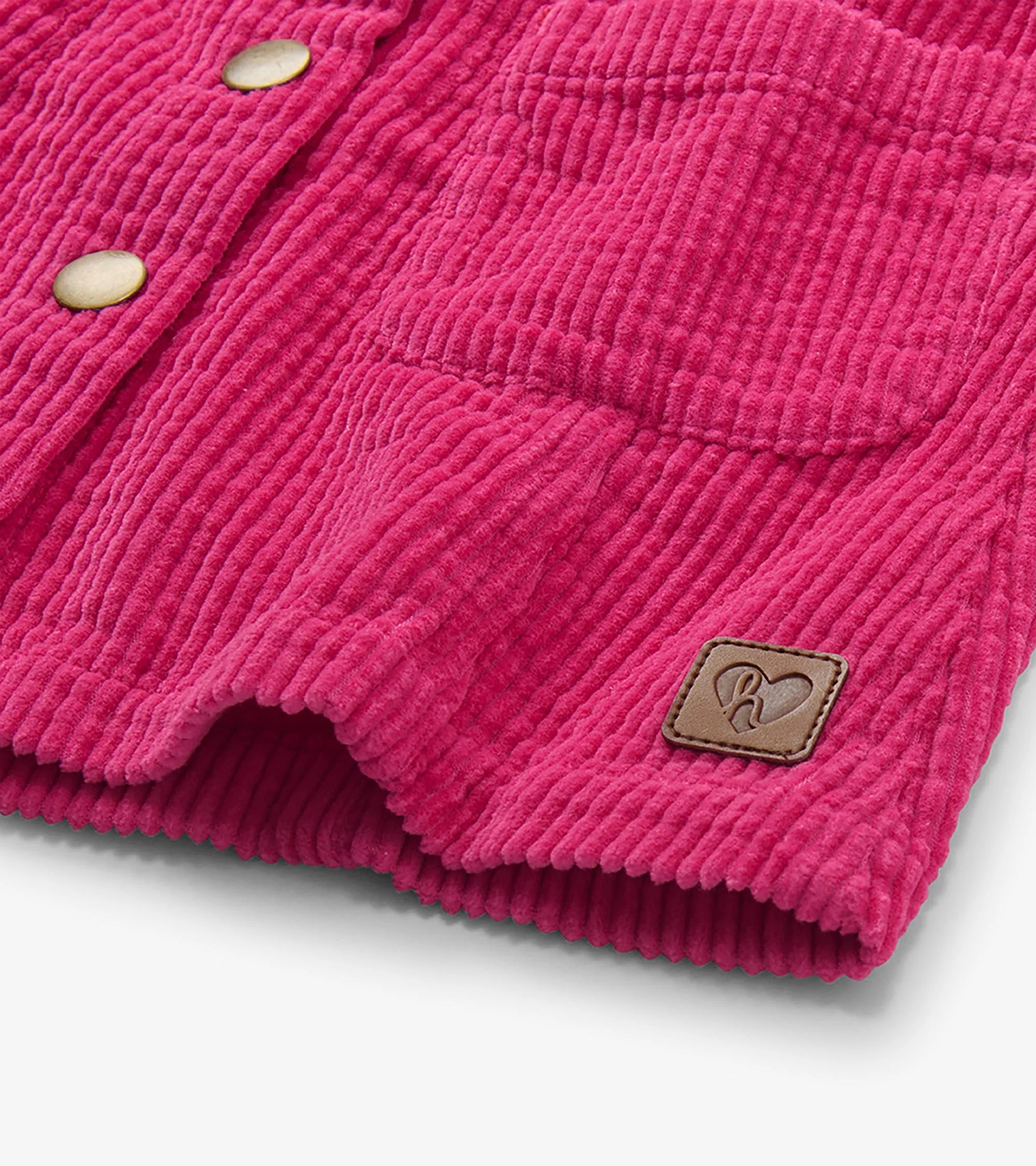 HATLEY - GIRLS PINK A-LINE CORDUROY SKIRT