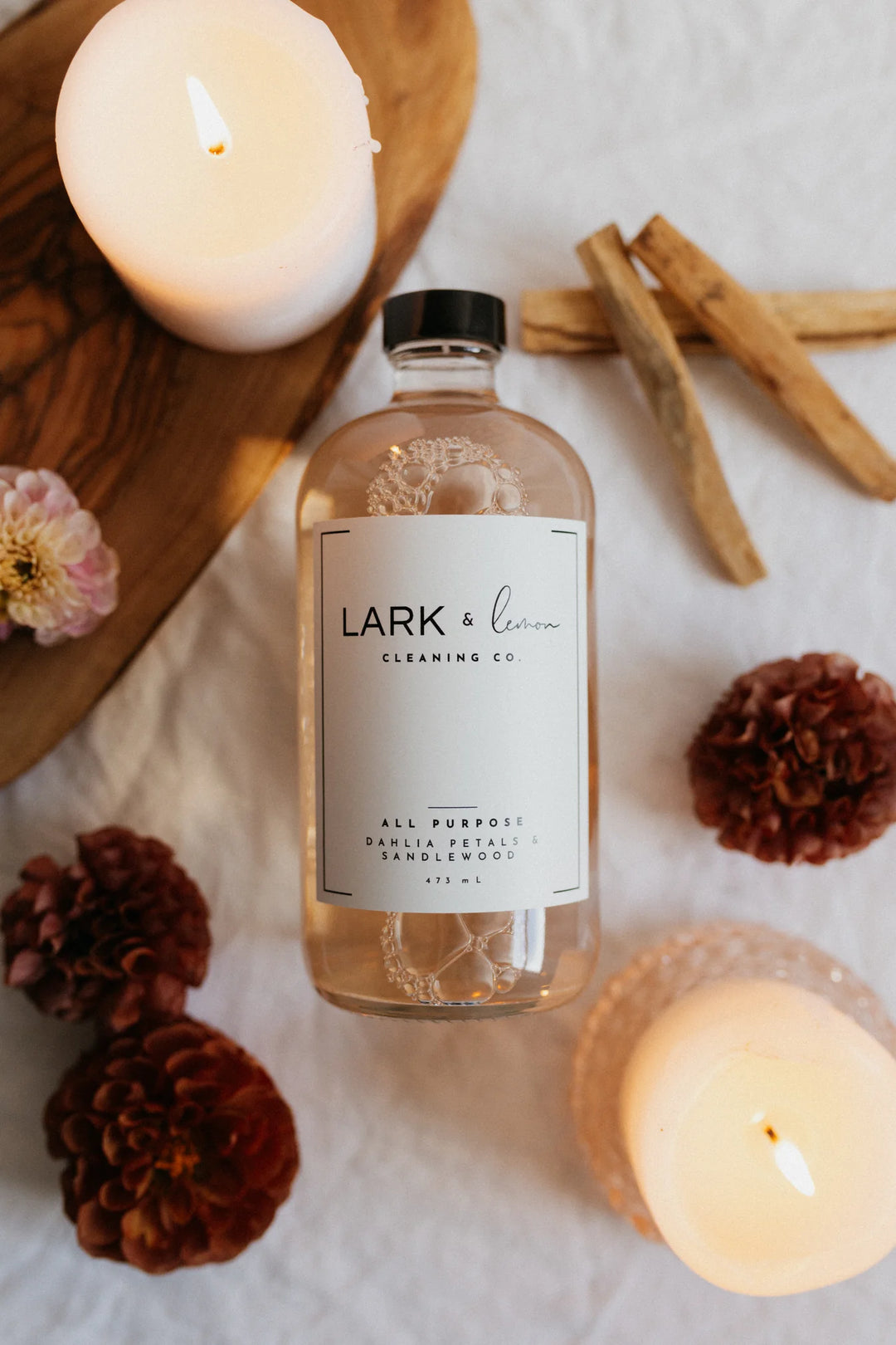 LARK & LEMON - DAHLIA PETALS AND SANDALWOOD ALL PURPOSE CLEANER