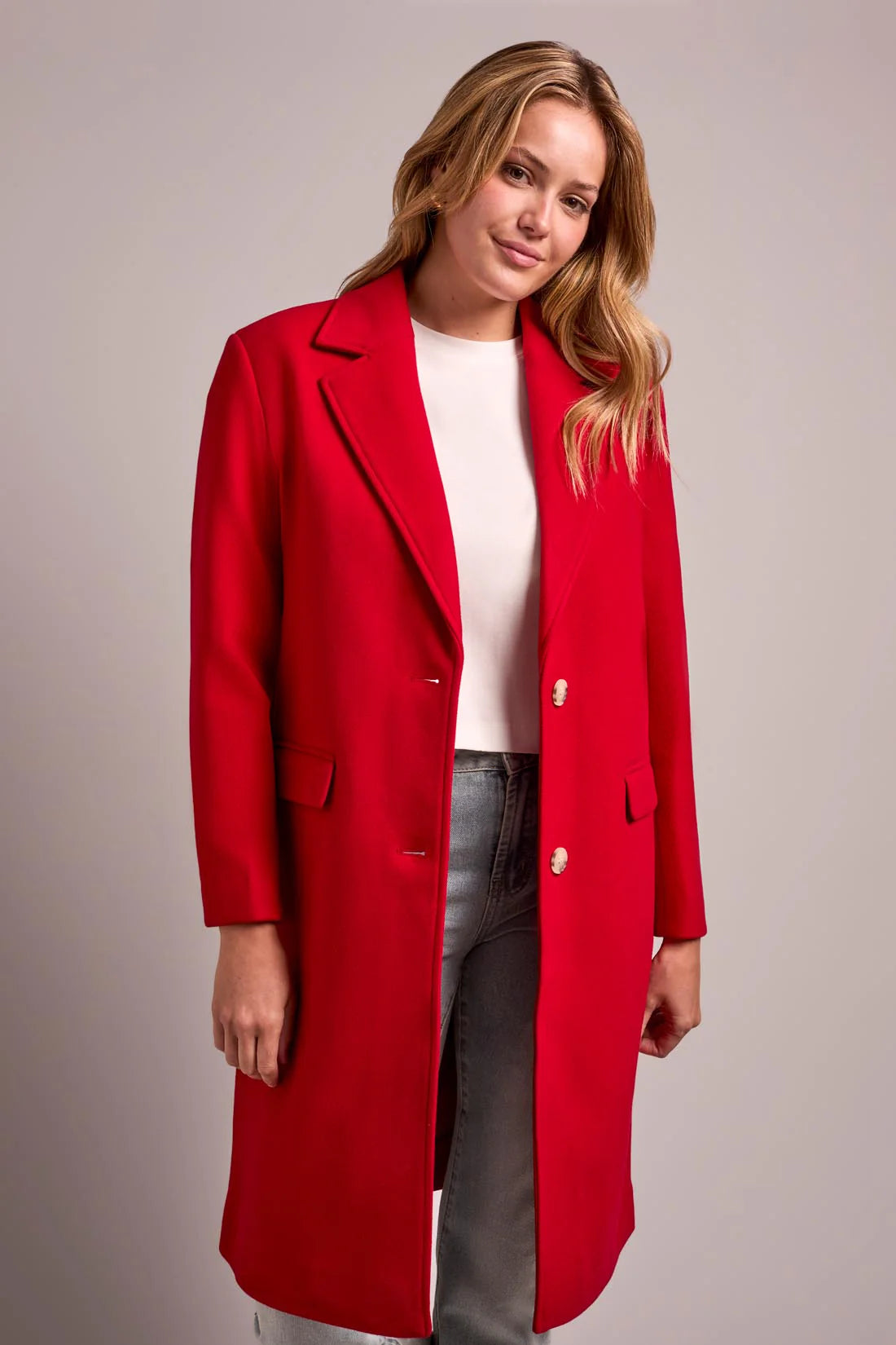 TRIBAL - WOMEN'S CAR COAT WITH FOOLER HOODIE