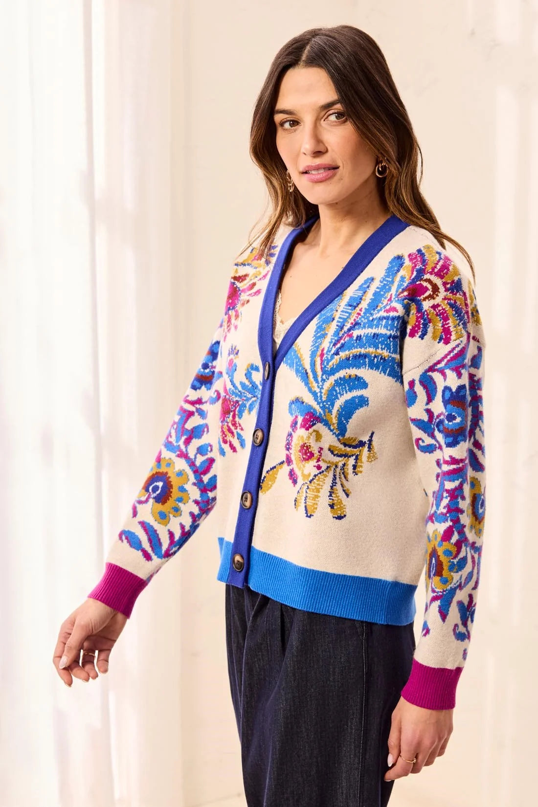 TRIBAL - WEAR 2 WAYS CARDIGAN