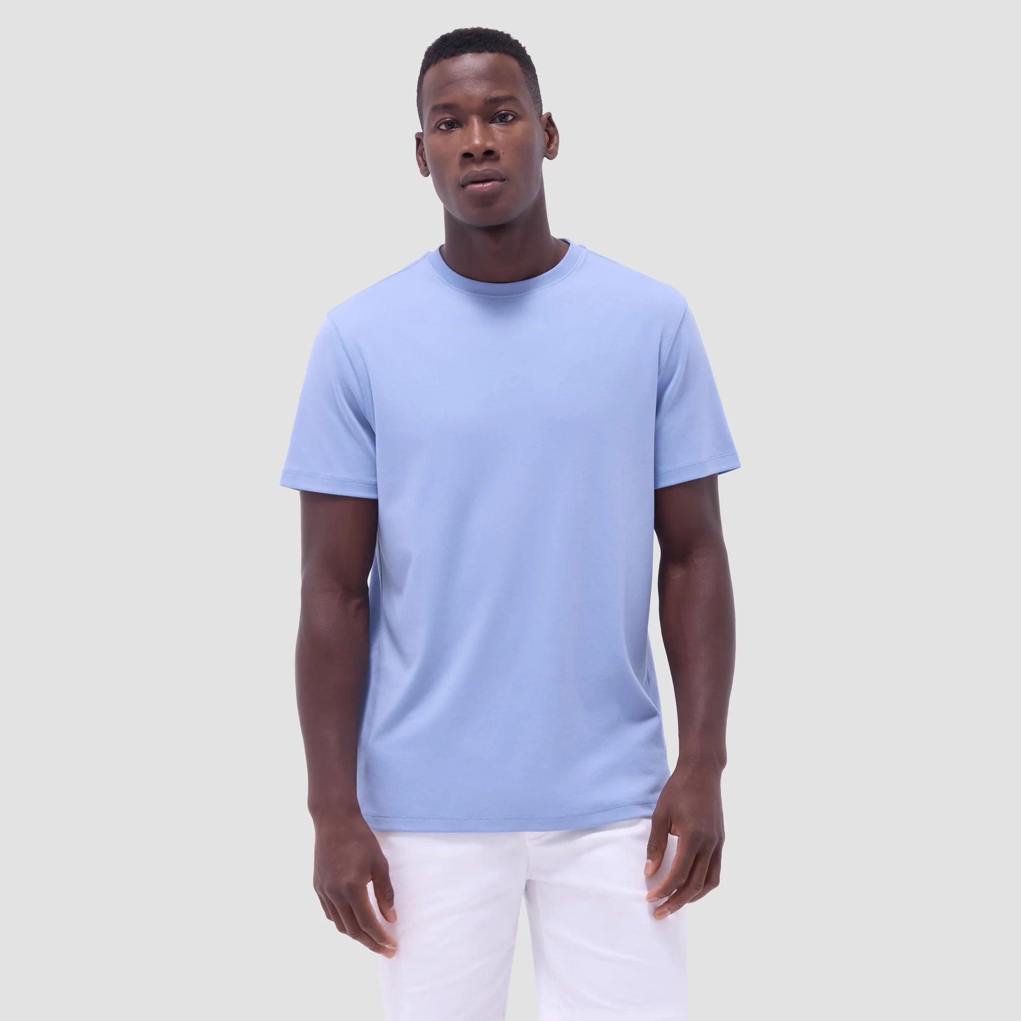 BUGATCHI - S/S HANK PIMA CREW NECK ISF1500F5