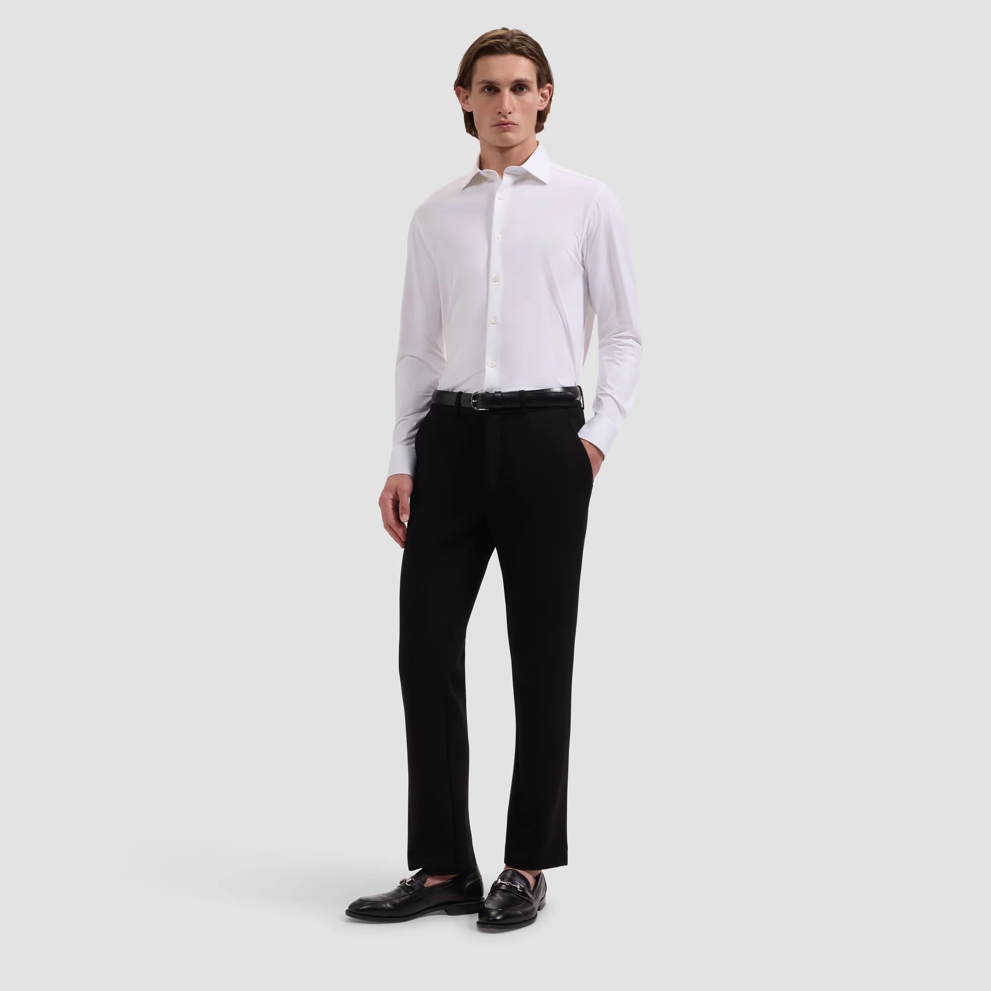 BUGATCHI - OOOHCOTTON JAMES LS SHIRT ISF9500K60