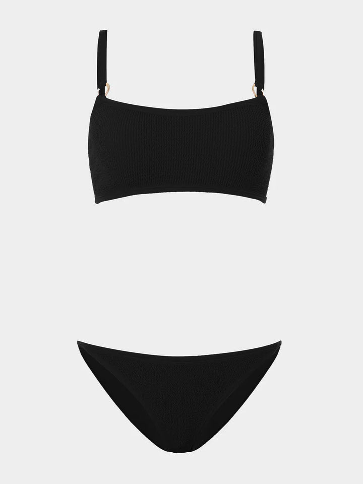 HUNZA G - IRIS CRINKLE BIKINI SET