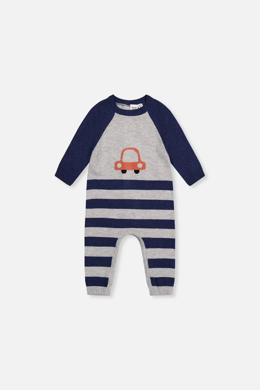 DEUX PAR DEUX - KNITTED INTARSIA ROMPER