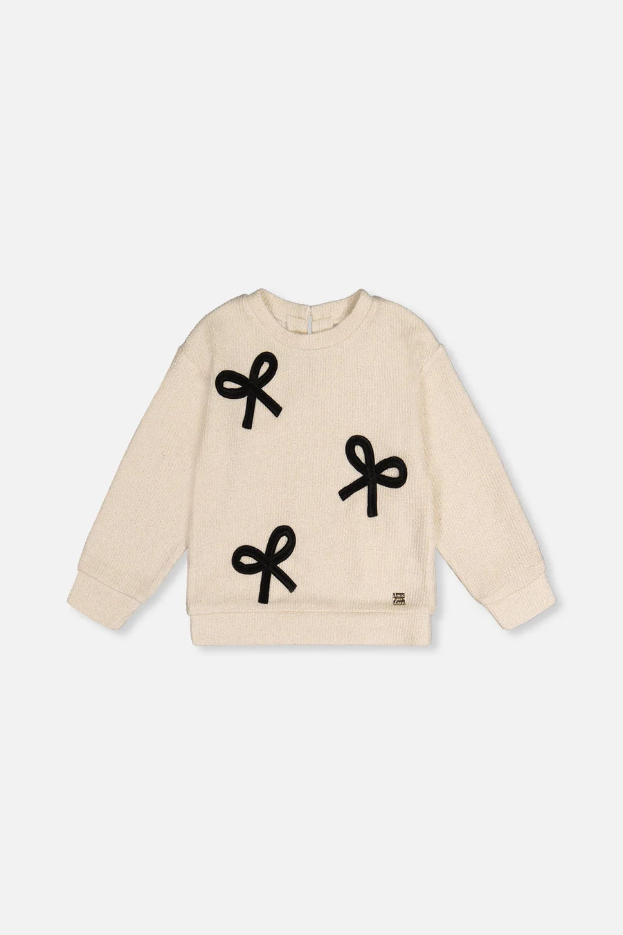 DEUX PAR DEUX - KID'S SWEATSHIRT WITH BOWS